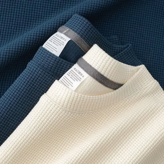 Lavyre™ | Men’s Summer Waffle T-Shirt – Breathable, Ultra-Comfort Casual Fit